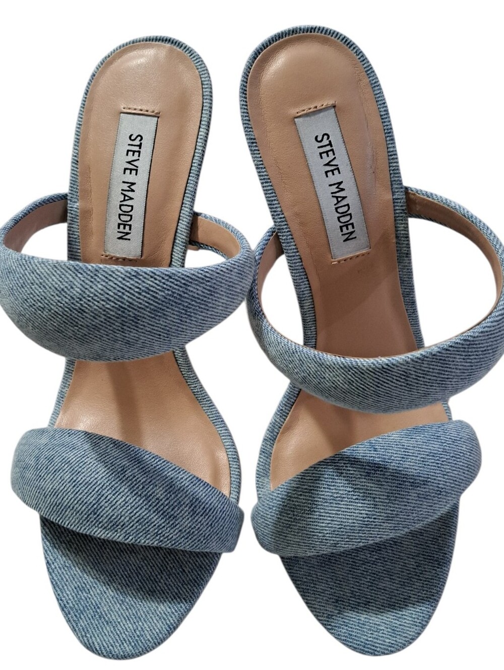 Steve Madden Sudden Denim  Puffy Sandel - Picture 3 of 9